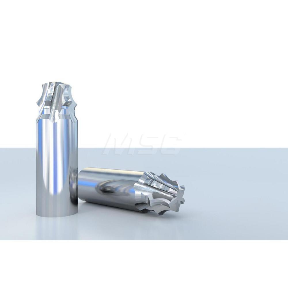 37° 1-1/4" Cut Diam, 1-1/4" Min Width, 6-Flute Solid Carbide Picatinny Rail Form Cutter