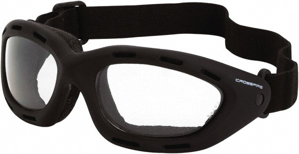 CrossFire - Safety Glasses: Anti-Fog, Polycarbonate, Clear Lenses, Full ...