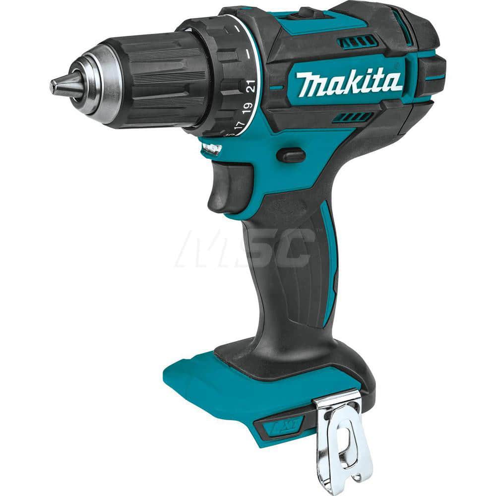 Cordless Drill: 18V, 1/2" Chuck, 0 to 600 & 0 to 1,900 RPM