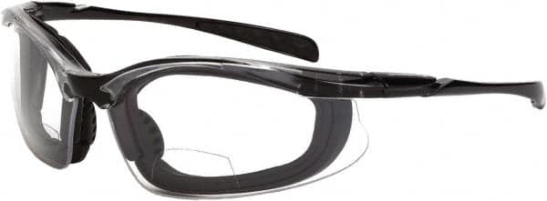 CrossFire 84420 Magnifying Safety Glasses: +2, Clear Lenses, Anti-Fog & Scratch Resistant, ANSI Z87.1 