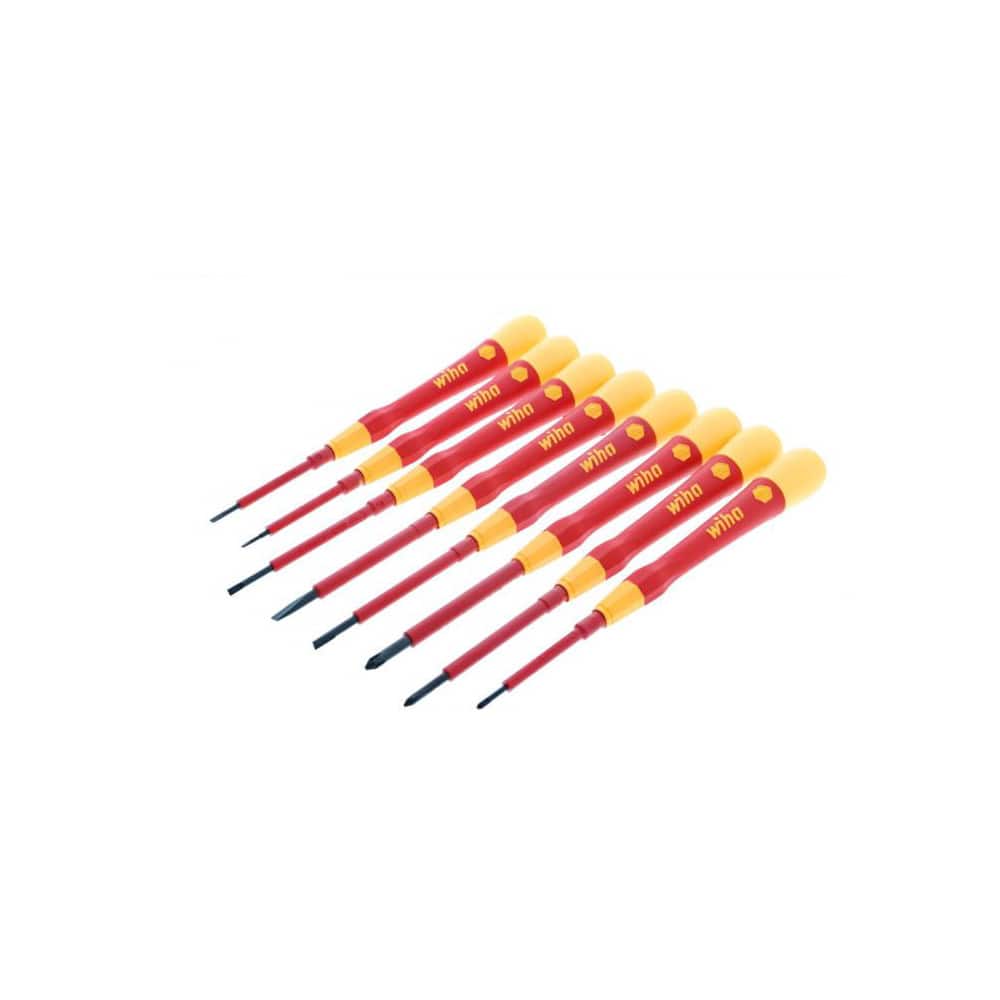 Insulated Screwdriver Set: 8 Pc, Phillips & Slotted