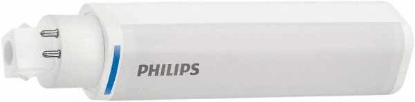 LED Lamp: Commercial & Industrial, Plug-in-Horizontal, 8.000W, 4 Pin Base - 3000 deg K, 900 Lumens, 40000 hr Avg Life