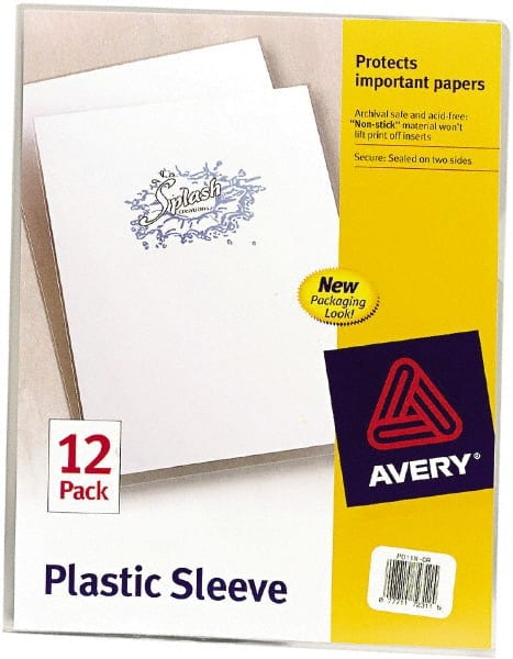 12 Pc Sheet Protector-Envelope: Clear