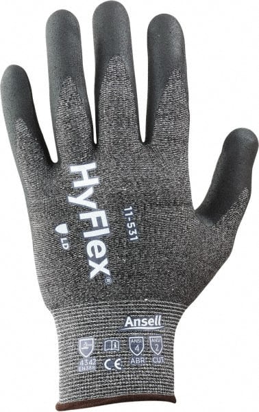 Ansell 11-531-10 Cut, Puncture & Abrasive-Resistant Gloves: Size XL, ANSI Cut A2, ANSI Puncture 4, Silicone-Free Nitrile, Synthetic 