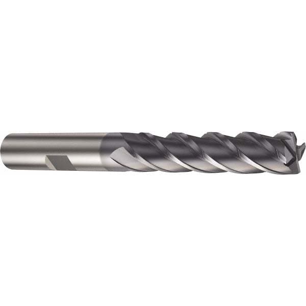 Sandvik Coromant 6870032 Corner Chamfer End Mill: 0.25" Dia, 1" LOC, 4 Flute, 0.004" Chamfer Width, Solid Carbide 