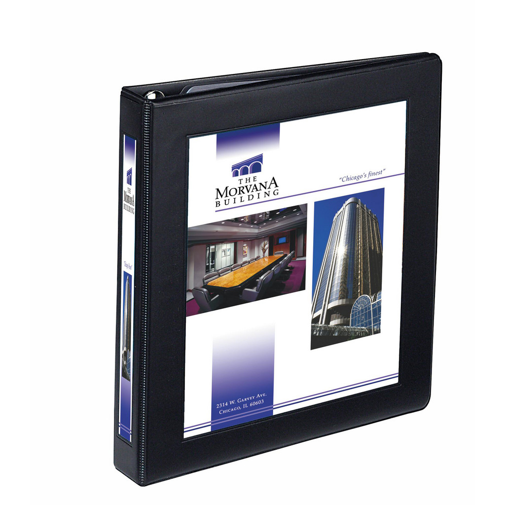 AVERY View Binder: Black - Vinyl, Black | 12-Pack | Part #68054