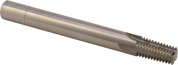 Scientific Cutting Tools TM330-18NPT Straight Flute Thread Mill: 1/4-18 & 3/8-18, External & Internal, 4 Flutes, 3/8" Shank Dia, Solid Carbide Image