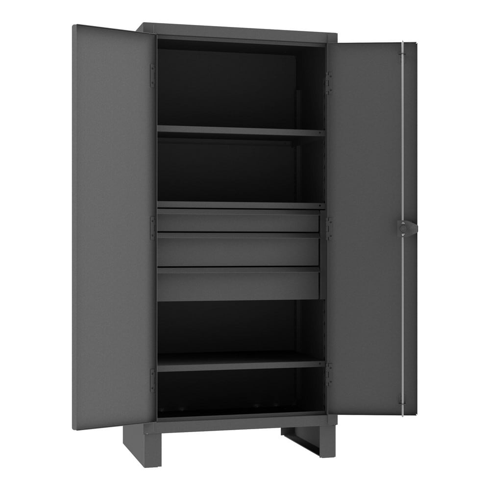 Durham HDCD243678-3M95 Locking Steel Storage Cabinet: 36" Wide, 24" Deep, 78" High 