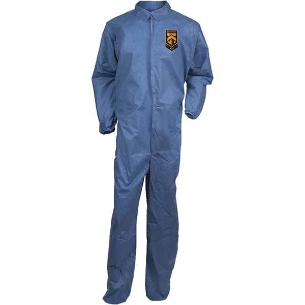 Disposable Coveralls: Size 5X-Large, SMS, Zipper Closure