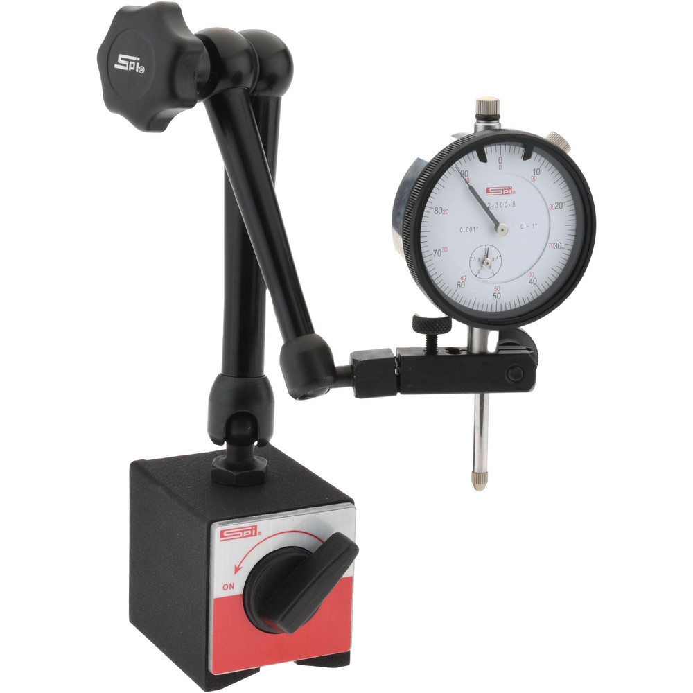 SPI Dial Indicator & Base Kit 2.3600" Base Length, 2.1700" Base