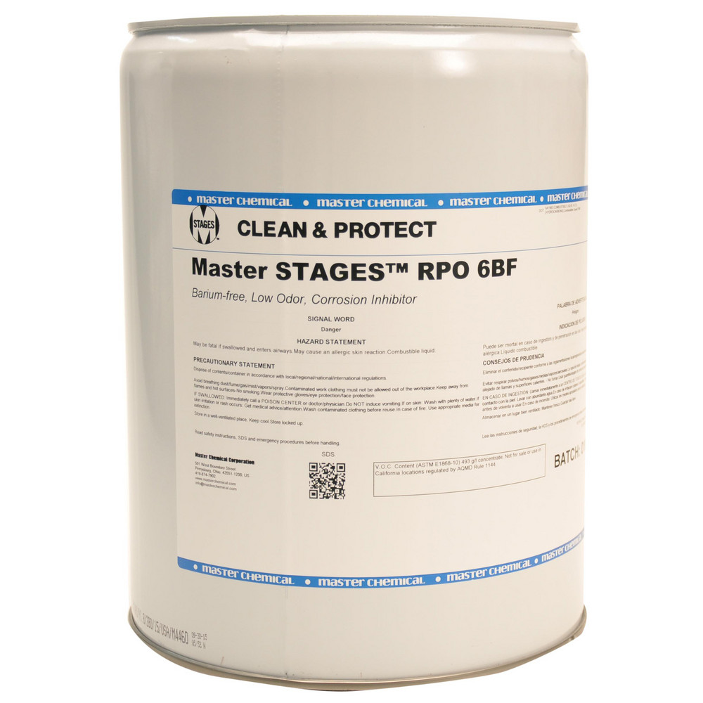 Corrosion Inhibitor: Master STAGES RPO 6BF, 5 gal Pail