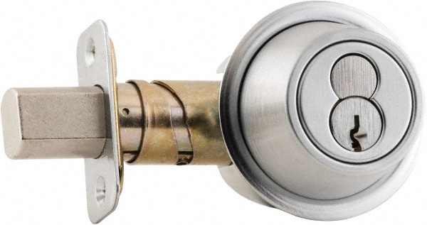 Deadbolts; Deadbolt Type: Double Cylinder ; Lock Type: Mechanical ; Finish: Satin Chrome ; Lockset Grade: Grade 2