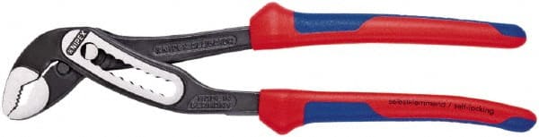 Tongue & Groove Plier: 1-1/2" Cutting Capacity, Serrated Jaw
