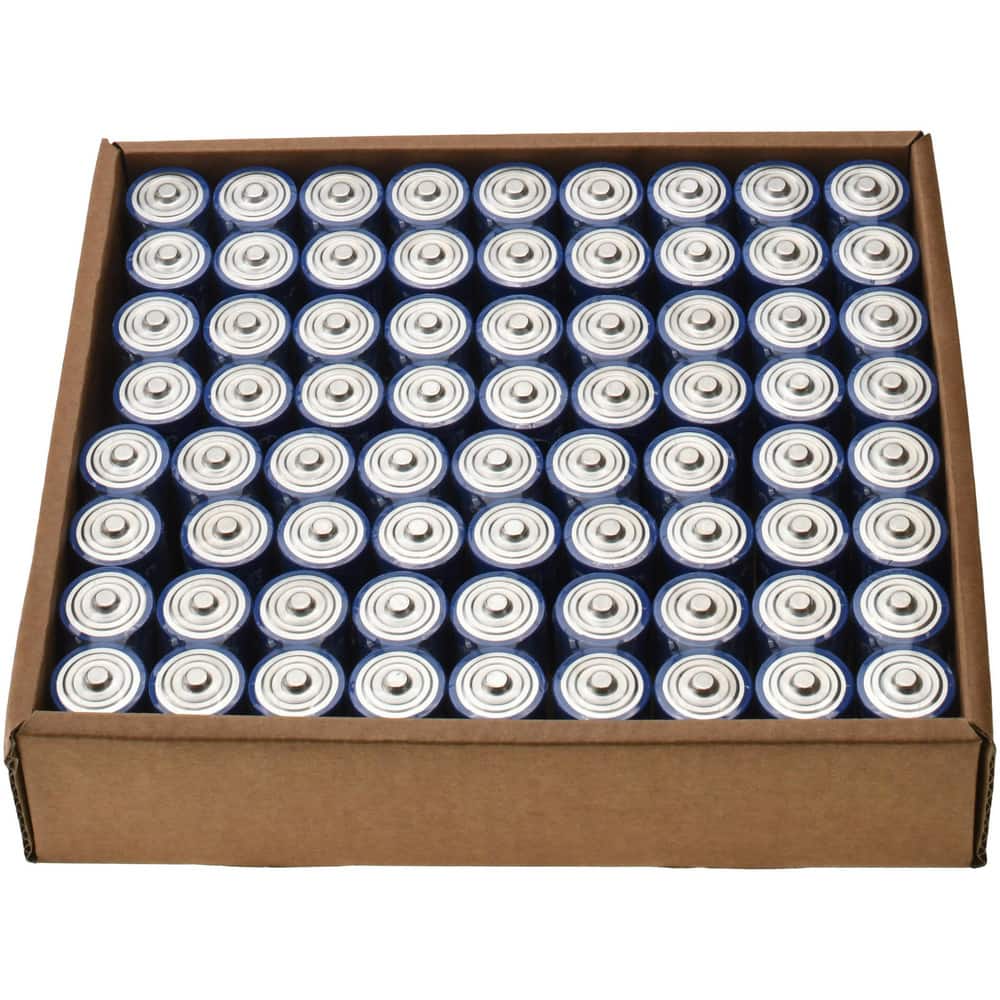 Pack of 72 Size C, Alkaline, Standard Batteries