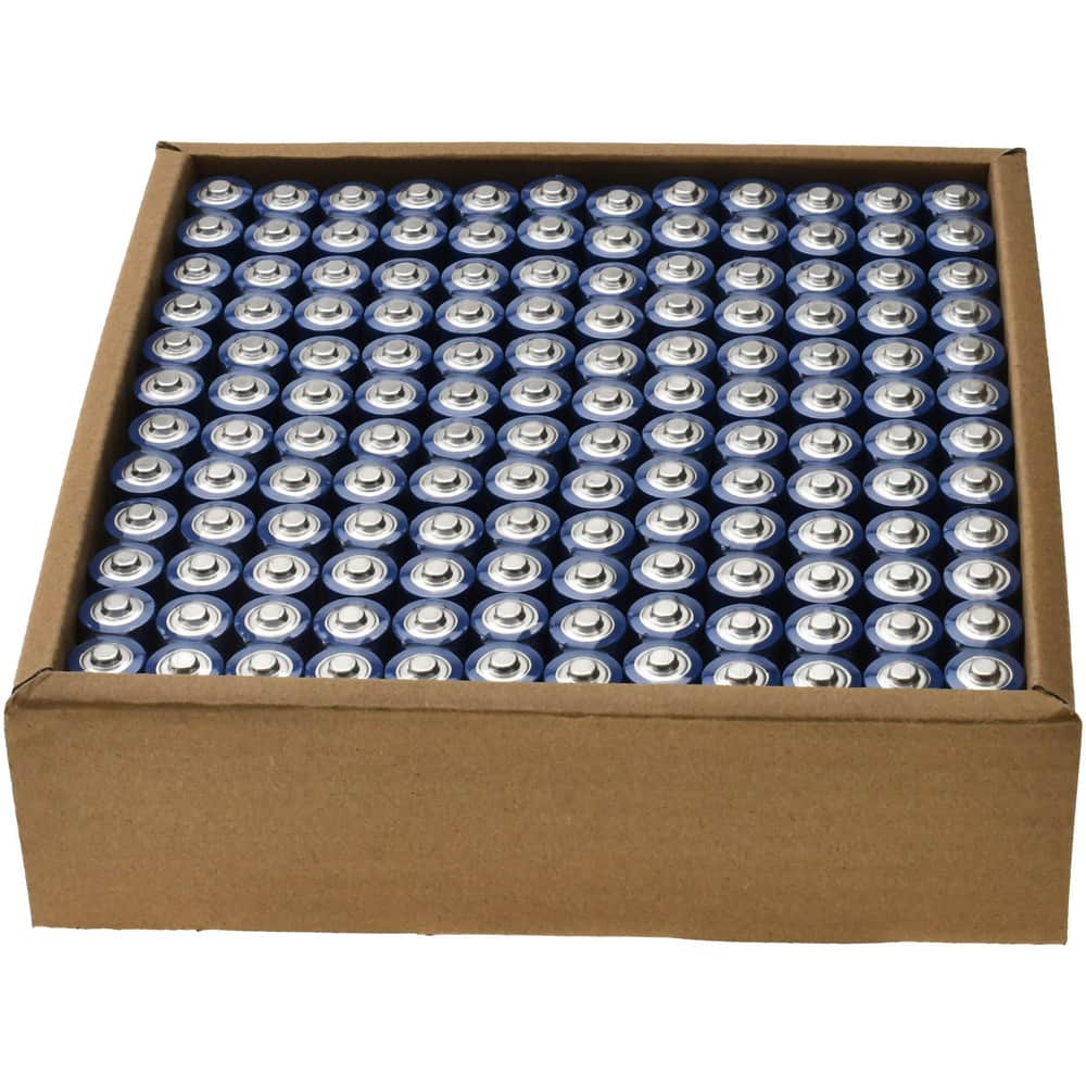 Pack of 144 Size AA, Alkaline, Standard Batteries