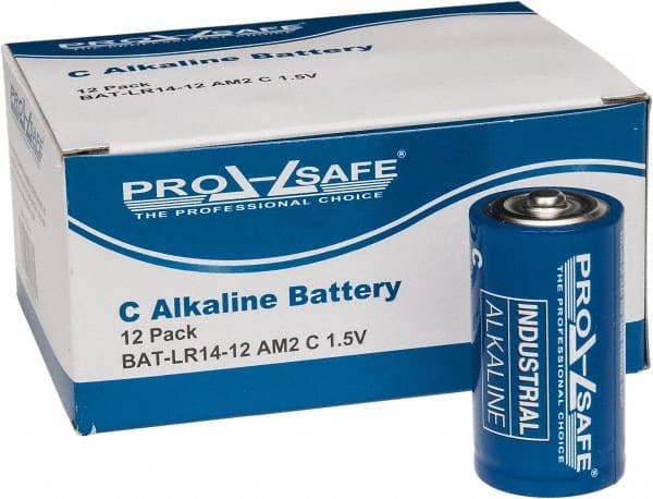 Pack of 12 Size C, Alkaline, Standard Batteries