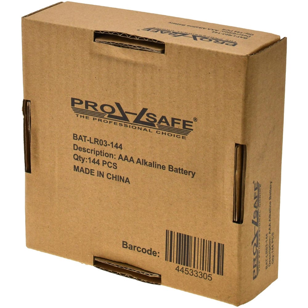 Pack of 144 Size AAA, Alkaline, Standard Batteries