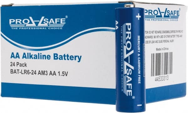 PRO-SAFE - Pack of 12 Size C, Alkaline, Standard Batteries - 44533297 - MSC  Industrial Supply