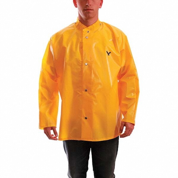 Rain Jacket: Size Small, Yellow, Nylon