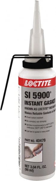 LOCTITE 743912 Automotive Sealants & Gasketing; Sealant Type: Instant Gasket Maker ; Color: Black ; Full Cure Time: 24 h ; Flammability: Non-Flammable ; Voc Content: 3.9 ; For Use With: Stamped Sheet Metal Covers 