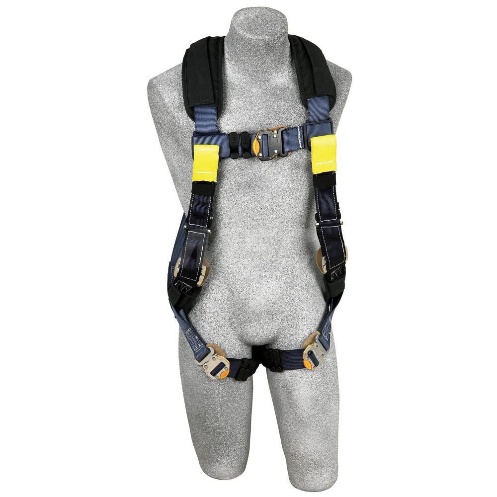 Fall Protection Harnesses: 420 Lb, Arc Flash Style, Size Medium, For Retrieval & Rescue, Nylon, Back