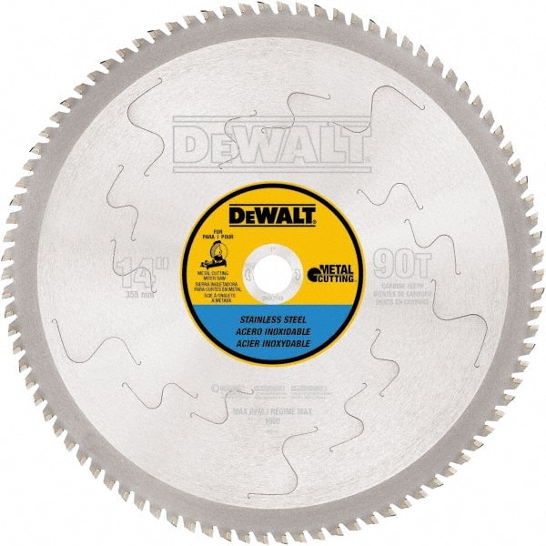 Dewalt DWA7749 Wet & Dry Cut Saw Blade: 14" Dia, 1" Arbor Hole, 0.085" Kerf Width, 90 Teeth 