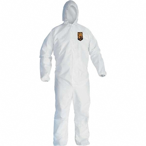 KleenGuard 41506 Disposable Coveralls: Size X-Large, Film Laminate, Zipper Closure Image