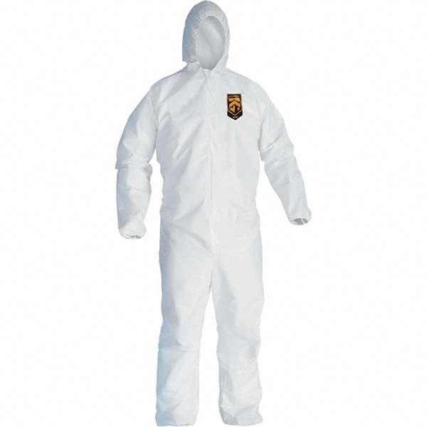 KleenGuard 41508 Disposable Coveralls: Size 3X-Large, Film Laminate, Zipper Closure Image