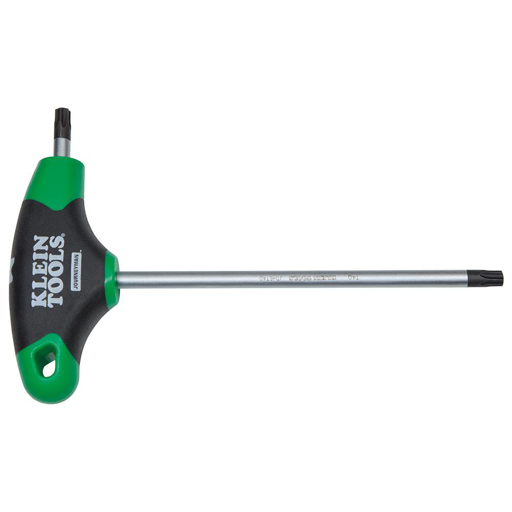Torx Key: T-Handle, T30, 6" OAL, Plastic Vinyl