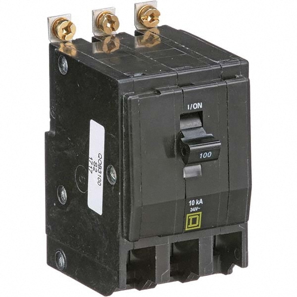 Square D - 100 Amp, 240 VAC, 3 Pole, Bolt On Miniature Circuit Breaker ...