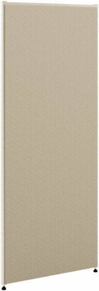 Fabric Panel Partition: 72" OAW, 60" OAH, Gray