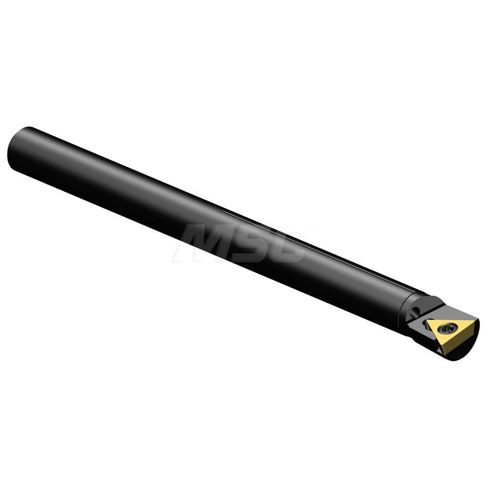 Indexable Boring Bar: A04F-STFCL1.2-R, 8.7 mm Min Bore Dia, Left Hand Cut, 1/4" Shank Dia, Steel
