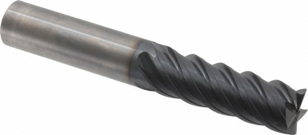 OSG 455-750211 Square End Mill: 3/4 Dia, 2-1/4 LOC, 3/4 Shank Dia, 5 OAL, 5 Flutes, Solid Carbide Image