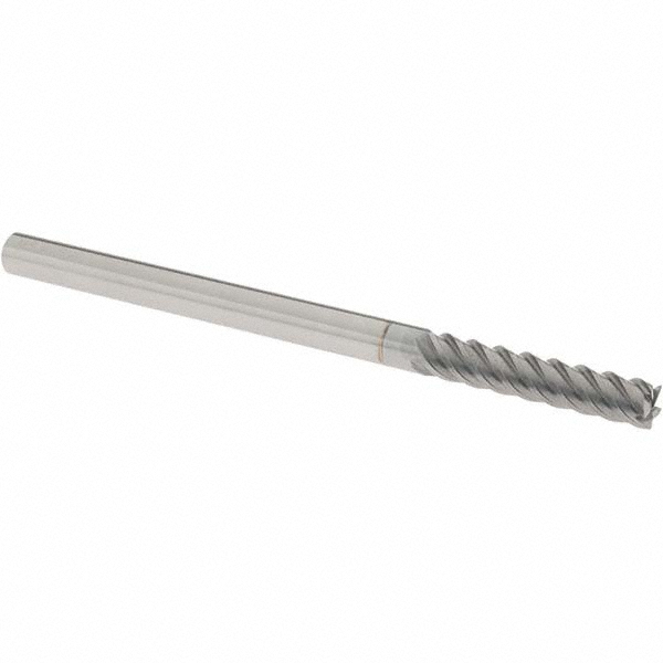 OSG 455-250208 Square End Mill: 1/4 Dia, 1-1/4 LOC, 1/4 Shank Dia, 4 OAL, 5 Flutes, Solid Carbide Image