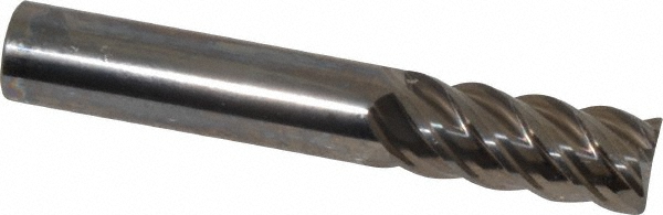 OSG 455-4375 Square End Mill: 7/16 Dia, 7/8 LOC, 7/16 Shank Dia, 2-1/2 OAL, 5 Flutes, Solid Carbide Image