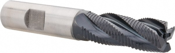 Hertel 44838456 Square End Mill: 5/8 Dia, 1-5/8 LOC, 5/8 Shank Dia, 3-3/4 OAL, 4 Flutes, Cobalt Image