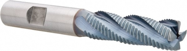 Hertel 44838555 Square End Mill: 1/2 Dia, 1-5/8 LOC, 1/2 Shank Dia, 3-5/8 OAL, 4 Flutes, Cobalt Image