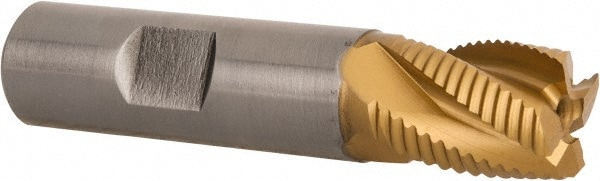 Hertel 44838654 Square End Mill: 5/8 Dia, 3/4 LOC, 5/8 Shank Dia, 2-7/8 OAL, 4 Flutes, Cobalt Image