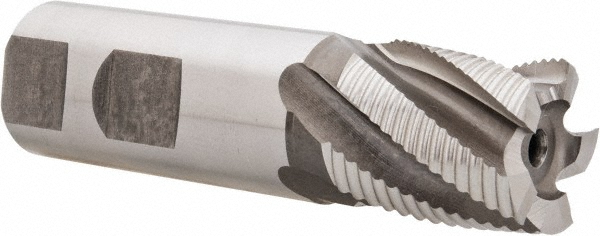 Hertel 44838738 Square End Mill: 1 Dia, 1-1/8 LOC, 1 Shank Dia, 3-5/8 OAL, 5 Flutes, Cobalt Image