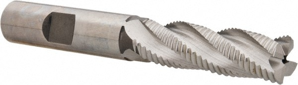 Hertel 44838803 Square End Mill: 1/2 Dia, 1-5/8 LOC, 1/2 Shank Dia, 3-5/8 OAL, 4 Flutes, Cobalt Image