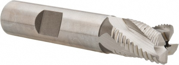 Hertel 44838829 Square End Mill: 1/2 Dia, 5/8 LOC, 1/2 Shank Dia, 2-5/8 OAL, 4 Flutes, Cobalt Image