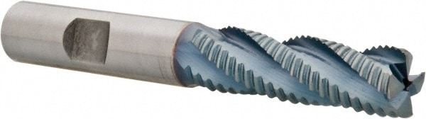 Hertel 44838985 Square End Mill: 1/2 Dia, 1-5/8 LOC, 1/2 Shank Dia, 3-5/8 OAL, 4 Flutes, Cobalt Image