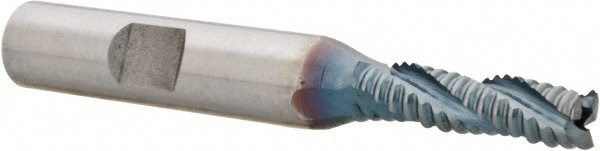 Hertel 72846314 Square End Mill: 5/8 Dia, 5/8 LOC, 5/8 Shank Dia, 2-3/4 OAL, 3 Flutes, Cobalt Image