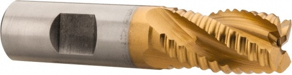 Hertel 44839116 Square End Mill: 3/4 Dia, 1-1/4 LOC, 3/4 Shank Dia, 3-1/2 OAL, 4 Flutes, Cobalt Image