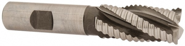 Hertel 44839215 Square End Mill: 3/4 Dia, 1-5/8 LOC, 5/8 Shank Dia, 3-3/4 OAL, 4 Flutes, Cobalt Image