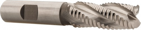 Hertel 44839231 Square End Mill: 11/16 Dia, 1-5/8 LOC, 5/8 Shank Dia, 3-3/4 OAL, 4 Flutes, Cobalt Image