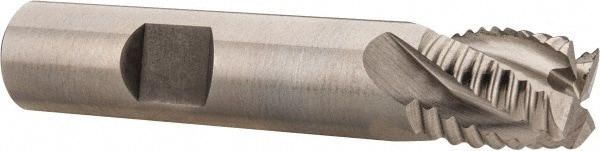 Hertel 44839272 Square End Mill: 1/2 Dia, 5/8 LOC, 1/2 Shank Dia, 2-5/8 OAL, 4 Flutes, Cobalt Image