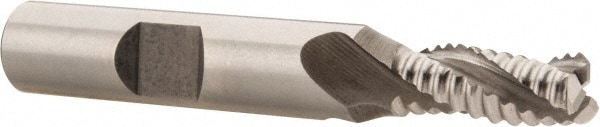 Hertel 44839322 Square End Mill: 9/32 Dia, 3/4 LOC, 3/8 Shank Dia, 2-1/2 OAL, 3 Flutes, Cobalt Image