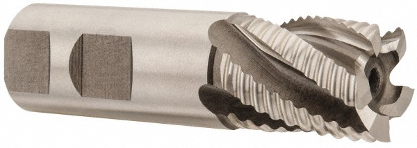 Hertel 44839363 Square End Mill: 1 Dia, 1-1/8 LOC, 1 Shank Dia, 3-5/8 OAL, 5 Flutes, Cobalt Image