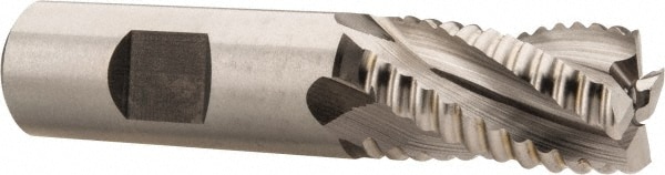 Hertel 44839397 Square End Mill: 3/4 Dia, 1-1/4 LOC, 3/4 Shank Dia, 3-1/2 OAL, 4 Flutes, Cobalt Image